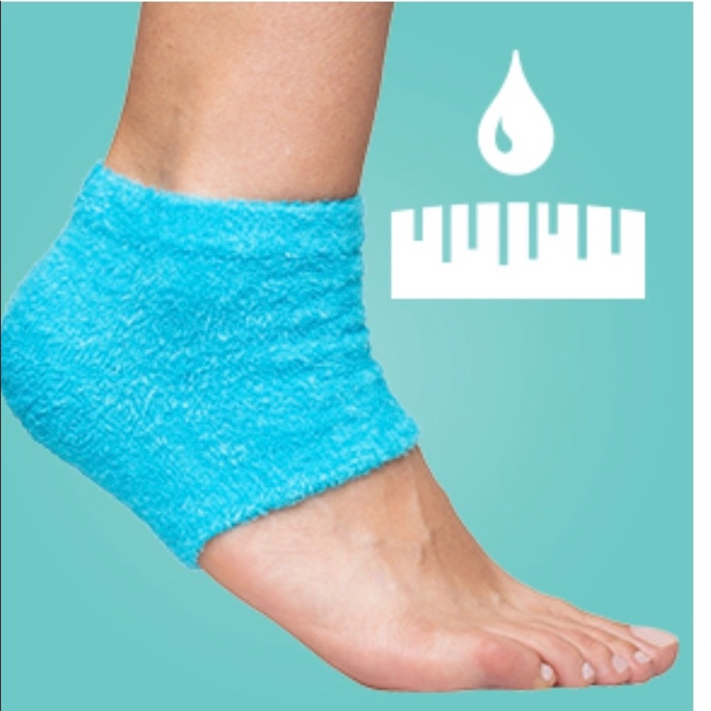 Gel Heel Spa Bootie Socks Infused with Moisturizing Oils